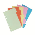 Custom A4 A5 B5 Paper Tabs Color Tab Divider Sheet Blank Index Cards for Notebook