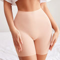 Ladymate ODM.OEM Roupa Interior Para Mujer Women's Briefs Plain No Show Shorts Full Coverage Stretch High Waist Seamless Shorts