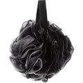 C018-3 Luxury Bath Ball Scrubber Large Body Black Bath Sponge Made Loofah Bamboo Charcoal PE Mesh Shower Luxury Shower Sponge