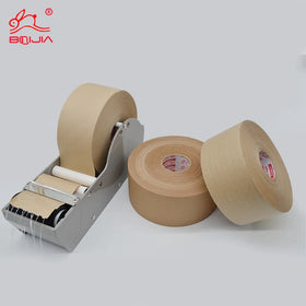 Custom Kraft Paper Gummed Bopp Paper Tape With Custom Printed Logo for Box Sealing