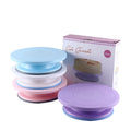 Wholesale DIY Baking Tool Rotating Anti-skid Round Pastrie Cake Decorating Stand Cake Rotary Table Plastic Cake Turntable