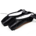 Girls' Soft Ballet Training Dance Shoes Satin Lace Pointe and Flat Wholesale for Big Children