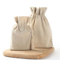 Recycle Eco Friendly Jewelry Gift Custom Logo Candy Favor Makeup Linen  Drawstring Bags Pouch Wholesale