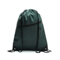 Polyester Portable Packing Stuffs Pull String Drawstring Bags Printing Custom Logo Drawing String Bag Backpack with Zipper