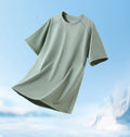 Wholesale Men's Quick Dry Anti-UV O-Neck Pullover Top Short Sleeve Casual Sports Men Breathable Solid T-Shirt