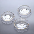 Wholesale Japanese Style Custom Modern Creative Round Phnom Penh Accessories Glass Tea Coaster Plate
