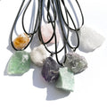 Irregular Crystal Healing Stone Pendant Natural Raw Stone Pendant Necklace Jewelry for Fashion Accessories