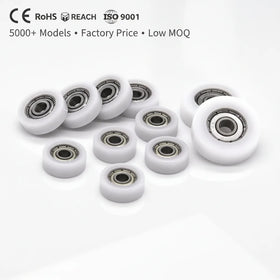 Plastic Roller Nylon Pulley Wheel bar Cabinet BS62633-7 6x33x7 Sliding windows Small Bearing Roller Door
