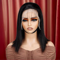 Wholesale New Arrival Virgin Human Hair Lace Frontal Wig Glueless Peruvian HD Short Lace Bob 13x4 Lace Closure Model Wig