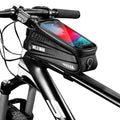 Superbsail Rainproof Bicycle Bag Frame Front Top Tube Bag Reflective 6.5in Phone Case Touch Screen Bag MTB Bike Accessories