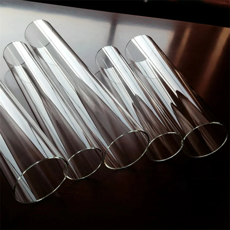 JR Glass Customize 50mm diameter borosilicate glass tube