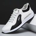 Men's Casual Korean Style All-Season Lace up Half Sneakers Summer Fashionable 1 Lazy 1 PU Shoes