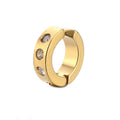 Crystal Hot Fashion Wholesale Silver Gold Rhinestone Jewelry Design Stainless Steel Earrings Women