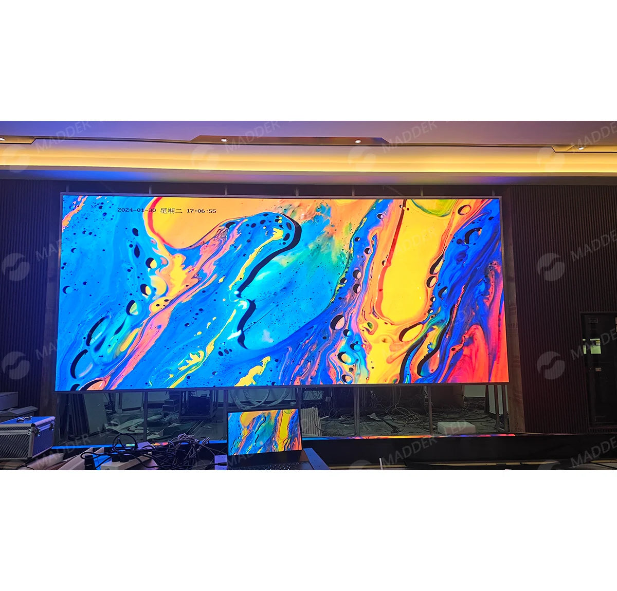 P2.5mm 640x480 Indoor Stage Show Panel Rent Indoor Rental LED Display Screen for Party Wedding Backdrop Factory Direct Sales