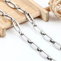 Wholesale Bulk Stainless Steel Chain Roll Waterproof Component for Necklace Bracelet Diy Jewelry Making Supply