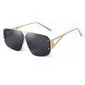 STY9519A Retro Half Frame Pilot Sunglasses Metal Fashion Driving Wholesale Glasses Ladies Outdoor Travel Aviation Sun Glasses