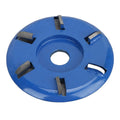 CHEVALIEROUS Industrial Steel 6-Teeth Wood Shaping Grinding Disc 3.5'' Wheel OEM DIY for Carving and Cutting