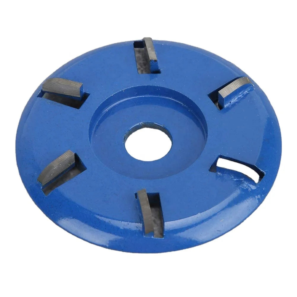 CHEVALIEROUS Industrial Steel 6-Teeth Wood Shaping Grinding Disc 3.5'' Wheel OEM DIY for Carving and Cutting