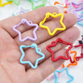 Star Hook Jewelry Spring Diy Key Star Shape Carabiner Clip Spring Snap Hook