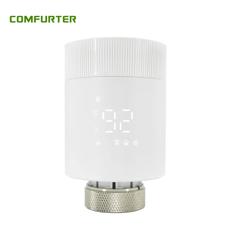 Easy Installation Tuya Wifi Zigbee Control Room App Control Room Thermostatic  Smart Radiator Valve  TRV Heating Thermostat