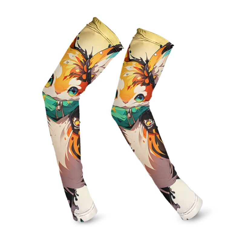 Custom Design  Football Basketball Gaming Sports Cycling Arm Sleeves Volleyball Cooling Arm Sleeve