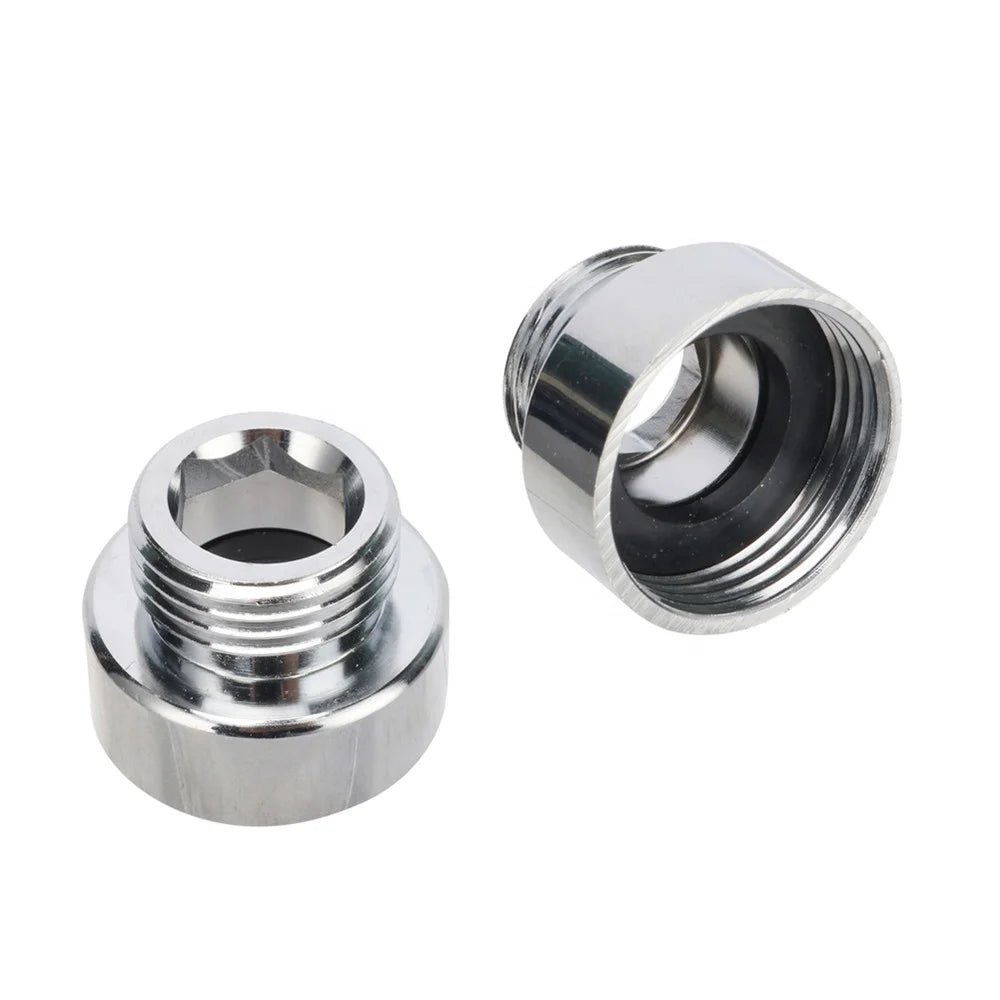 1/2" Female Thread to 3/4" Male Thread Brass Connector Washing Machine Faucet Adapters Garden Hose Pipe Fittings MegaBDM