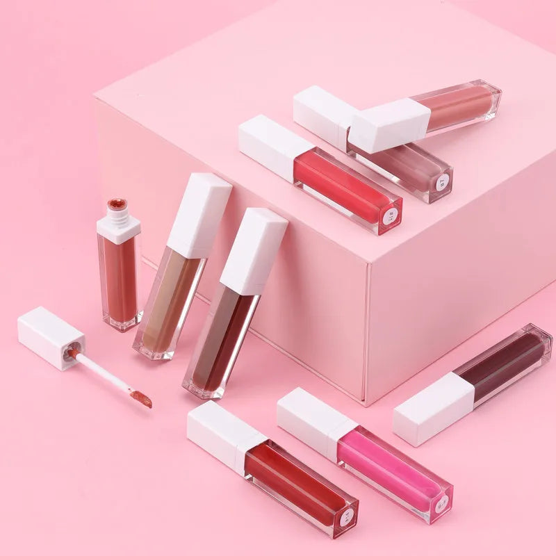 20 Colors Makeup Custom logo Hot Selling Matte Waterproof Long Lasting Liquid Lipstick