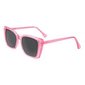 Customized Blue Pink White Black Transparent Square Frame Fashion Acetate Sunglasses