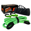 off Road Accessories Polyester Rope Double Braid Nylon Snatch Rope Kinetic Tow Rope Soft Sahckle Recovery Ring