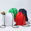 Drawstring Backpack  Bags Draw String Bag Bulk Cinch  Multicolor Sports Gym Travel Nylon  Ditty   Storage Polyester Gift