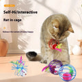 Cage Mouse Cat Feather Toy Cat Toy Interactive Cat Toy Mouse