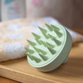 Silicone Hair Scrubber Brush Shower Scalp Head Massager Shampoo Brush