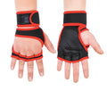 Pull up Cross Training Ventilated Workout Gloves with Wrist Wrap and Palm Grip Padding