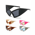 2024 Hot Selling Sunglass Bold Black Sunglasses Men Women Designer Logo Big Shades Oversized Cat Eye Sunglasses for Women