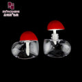 Fast Shipping Heart Shape Small Cute Portable Red Lip Gloss Tube Cosmetic Lip Balm Packaging