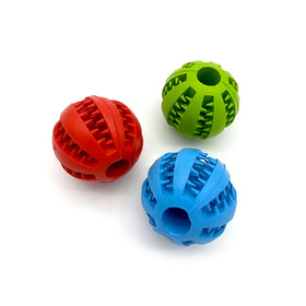 Factory Wholesale Natural Rubber Ball Pet Chew Toy Indestructible Soft Interactive Treat for Cats Sustainable Easy Play Bag