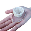 Wholesale Natural Agate Tea Cup and Healing Crystal Bowl Coaster Craft Set for Decorative Purpose