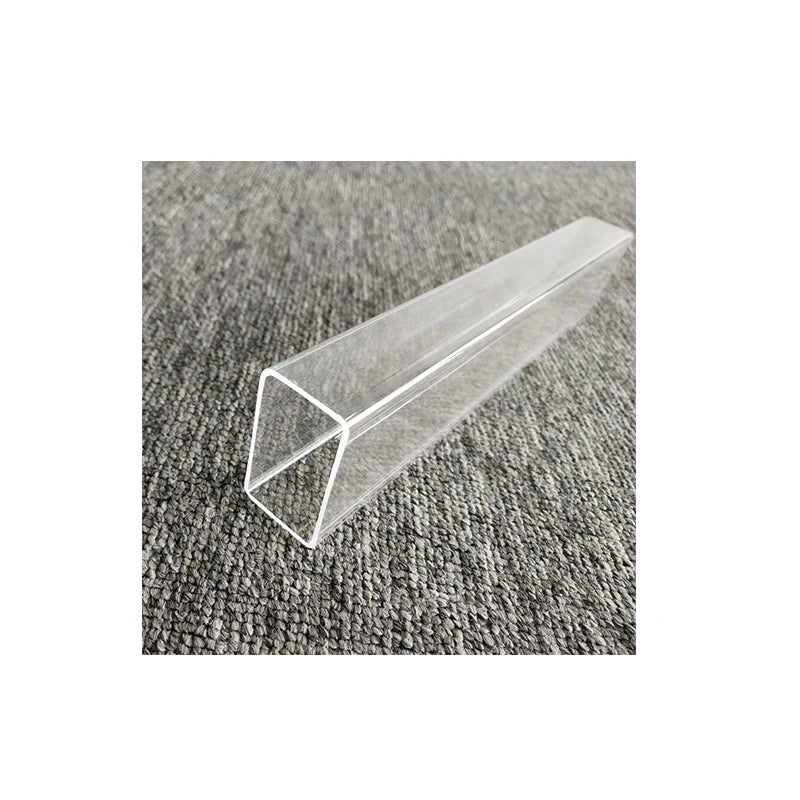 Rectangle Shape Clear Plastic Acrylic Tube / Pipes