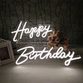 Happy Birthday Neon Sign Wall Decor for Company Name Logo Wedding Residential Party Led Light Neon Sign Custom Neon Light Sign