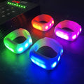 2024 New Hot Sales Party Favors Bracelet Music Concert Remote Control Led Wristband 15 Colors Light Adjustable Size LED Bracelet