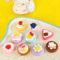 Sweet Kawaii Cake Dessert Resin Mini Food Cabochon Flatback Cookie for Miniaturized Food Figurines DIY Crafts