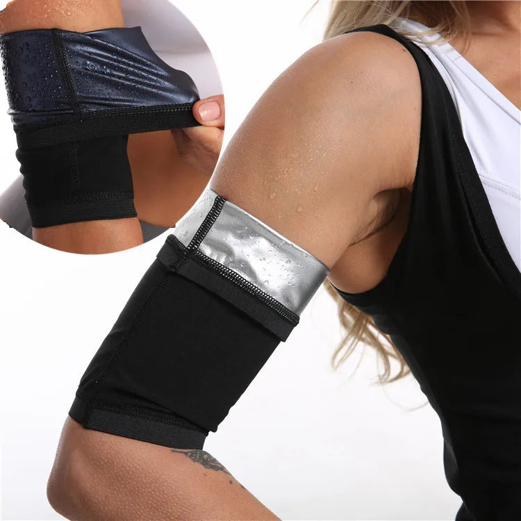 Hot Selling Premium Spandex Thin Eco-Friendly Durable Fitness Sweating Lose Fat Women Sauna Arm Shaper Trimmer Aofit Custom Logo