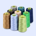 China Factory Wholesale 100% Polyester Sewing Thread 40/2 Custom Color High Tenacity Dyed Pattern Cheap Selling