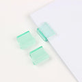 Candy Color Transparent Push Clamp Test Pad File Organizer Student Folder for Acrylic Clip