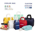 Huahao Insulated Thermal Lunch Cooler Bag Black Eco Friendly Waterproof Lunch Box Non Woven Bag Insulated for Kids Non-woven