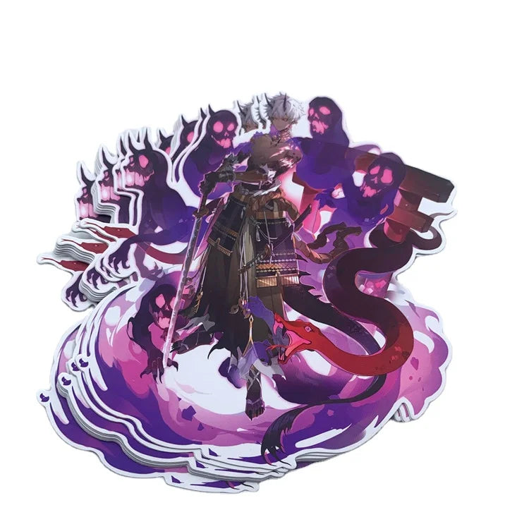 Customized Printing Waterproof Vinyl Matte Die Cut Stickers