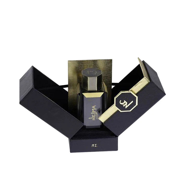 New Design Small Custom Mini Display Perfume Bottle Paperborad Paper Box Luxury Empty Cosmetic Box Packaging with Ribbon