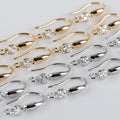 M926  Jewelry Findings Components18K Gold Plated  Nickel Free Diy Zircon Earrings Copper Hooks 20pcs/lot or 10pcs/lot