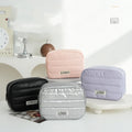 Qetesh New Design Makeup Bag Custom LOGO Design Large Capacity Waterproof Lightweight Travel Soft Cosmetic Storage Bag