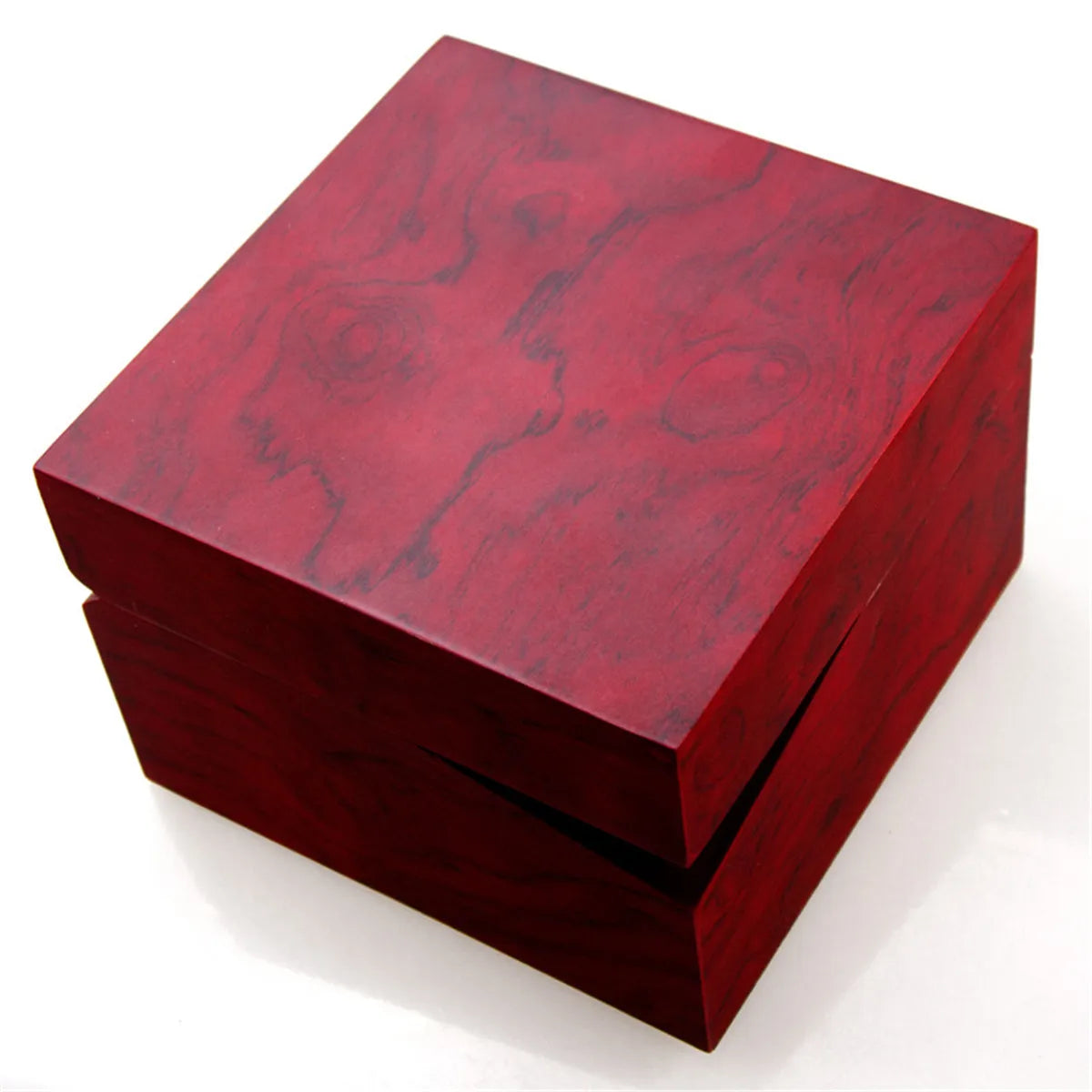Single Grid Wooden Watch Display Case Organizer Gift Box Jewelry Storage Holder